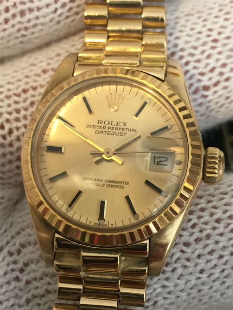 rolex lady in oro|rolex dorado.